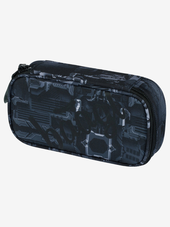 BAAGL  Sivi šolski komplet - nahrbtnik, peresnica, torba Baagl Core Technic