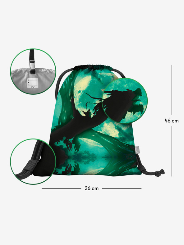 BAAGL  Zelena torba Baagl Zmaj
