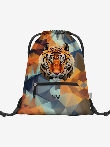 BAAGL  Oranžna torba z žepom Baagl Tiger