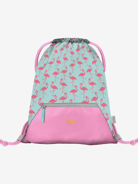 BAAGL  Rožnata torba z žepom Baagl Flamingo