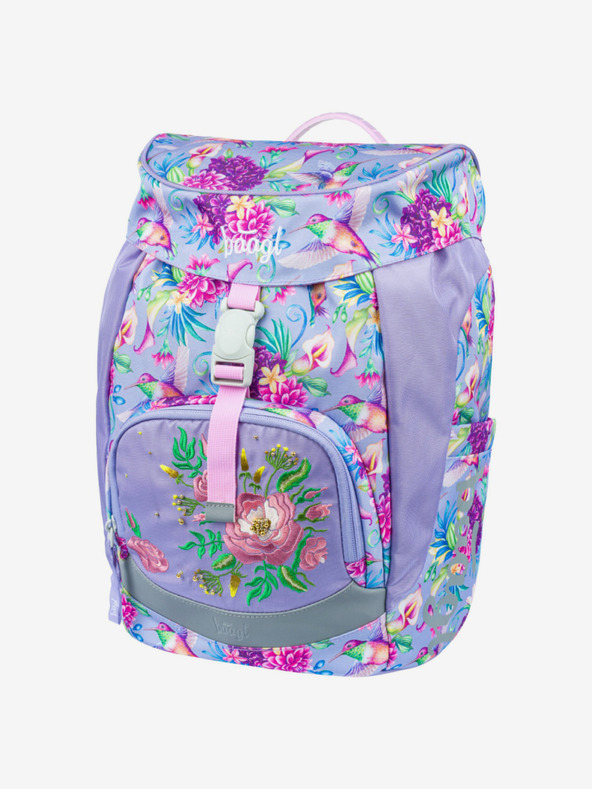 BAAGL  Vijoličen šolski nahrbtnik Airy Baagl Hummingbird