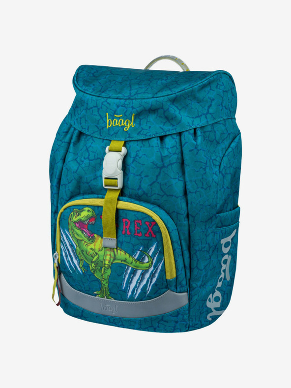 BAAGL  Zeleni šolski nahrbtnik Airy Baagl T-Rex