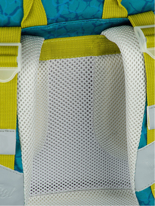 BAAGL  Zeleni šolski nahrbtnik Airy Baagl T-Rex