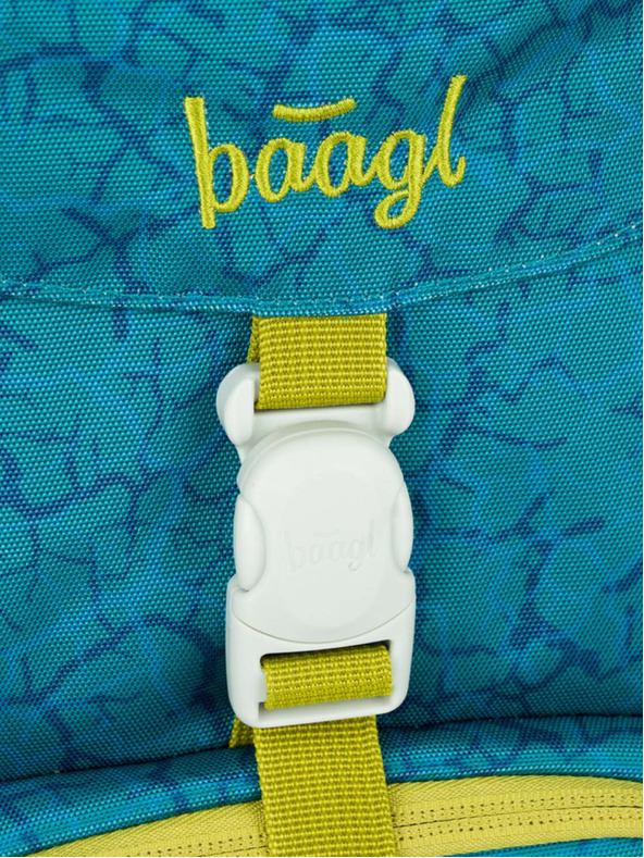 BAAGL  Zeleni šolski nahrbtnik Airy Baagl T-Rex