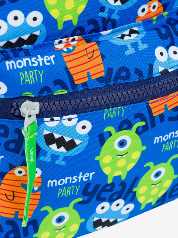 BAAGL  Modri predšolski nahrbtnik Baagl Pošasti