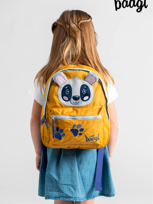 BAAGL  Rumen predšolski nahrbtnik Baagl Raccoon