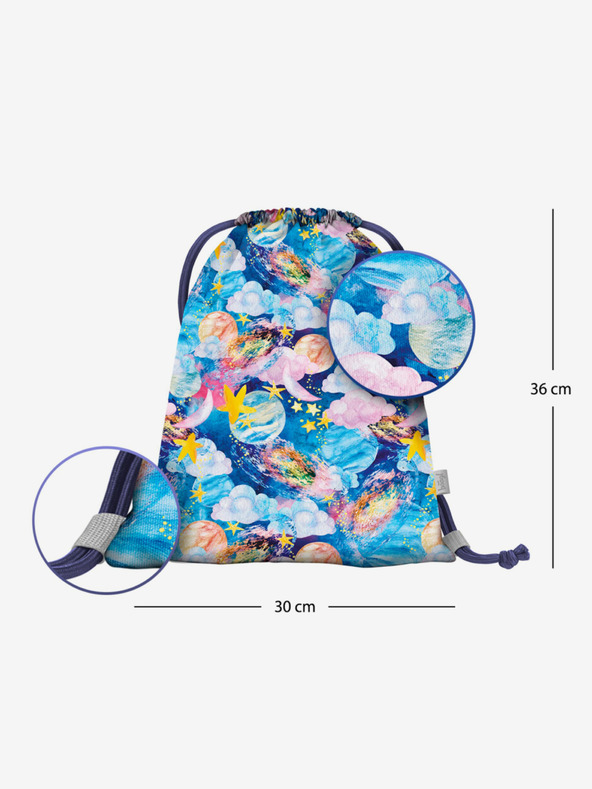 BAAGL  Modra predšolska torba Baagl Stars