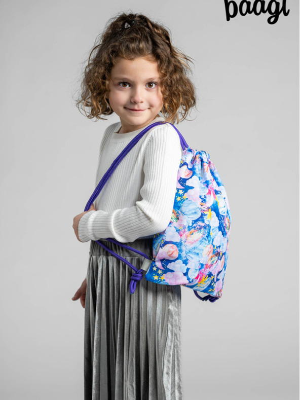 BAAGL  Modra predšolska torba Baagl Stars