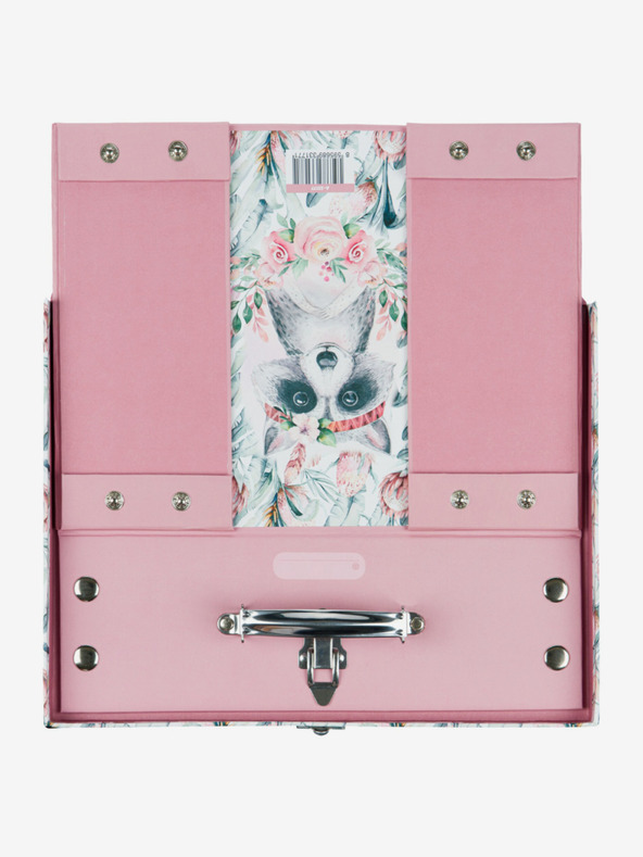 BAAGL  Roza zložljiva šolska torba s priborom Baagl Raccoon