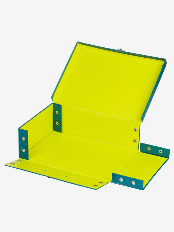 BAAGL  Zelena zložljiva šolska torba z nastavki Baagl T-Rex