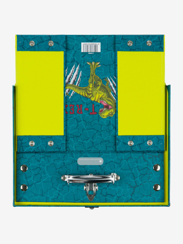 BAAGL  Zelena zložljiva šolska torba z nastavki Baagl T-Rex