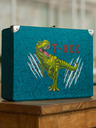BAAGL  Zelena zložljiva šolska torba z nastavki Baagl T-Rex