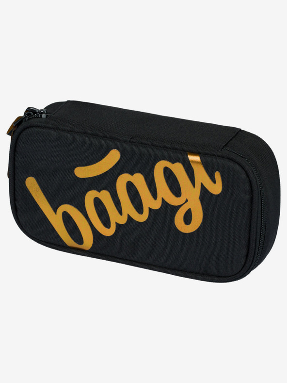 BAAGL  Črni šolski komplet Core - nahrbtnik, peresnica, torba Baagl Metallic Bronze