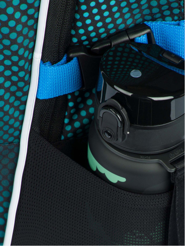 BAAGL  Zeleni šolski komplet Core - nahrbtnik, peresnica, torba Baagl Nogometaš