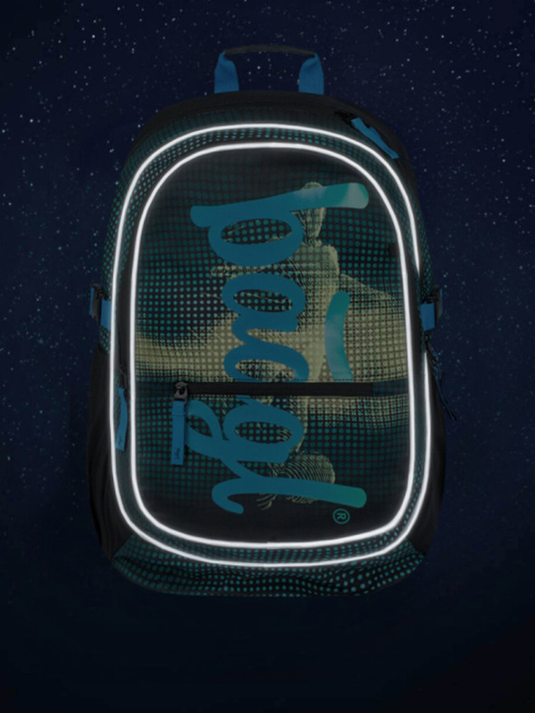 BAAGL  Zeleni šolski komplet Core - nahrbtnik, peresnica, torba Baagl Nogometaš