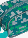 BAAGL  Zeleni šolski komplet - peresnica, torba Baagl Minecraft 2 Silver Creeper
