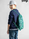 BAAGL  Zeleni šolski komplet - peresnica, torba Baagl Minecraft 2 Silver Creeper