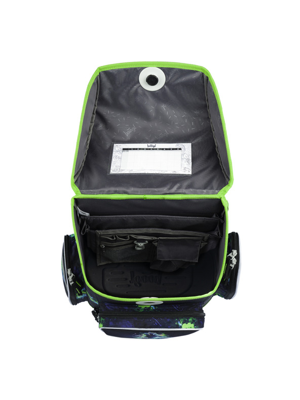 BAAGL  Zelena šolska torba Ergo Baagl Nogometaš