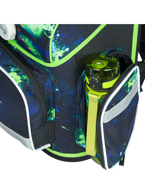 BAAGL  Zelena šolska torba Ergo Baagl Nogometaš