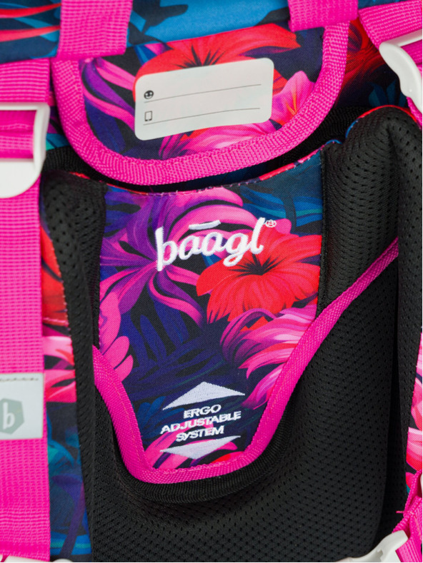 BAAGL  Roza šolska torba Ergo Baagl Flamingi