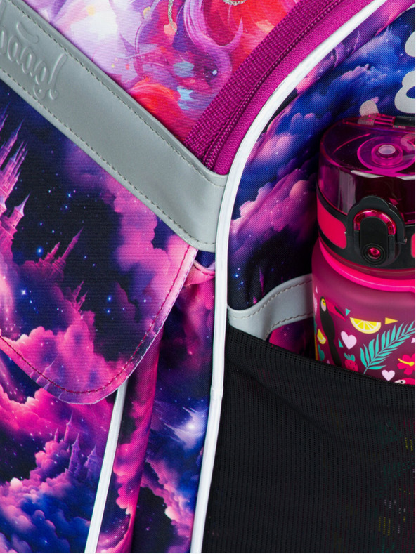 BAAGL  Vijolična šolska torba Zippy Baagl Kraljestvo enorogov