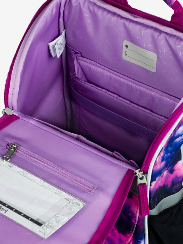BAAGL  Vijolična šolska torba Zippy Baagl Kraljestvo enorogov