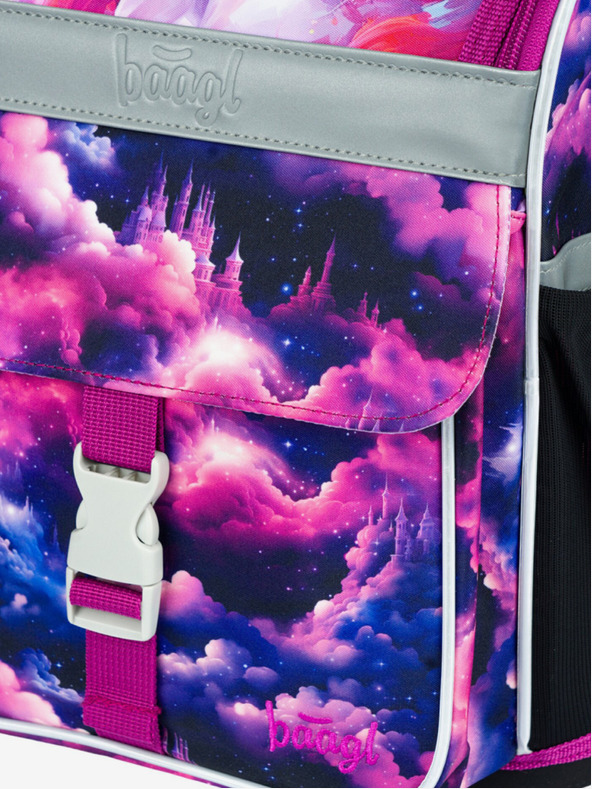 BAAGL  Vijolična šolska torba Zippy Baagl Kraljestvo enorogov