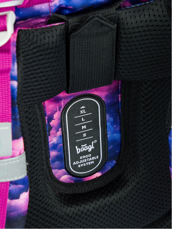 BAAGL  Vijolična šolska torba Zippy Baagl Kraljestvo enorogov