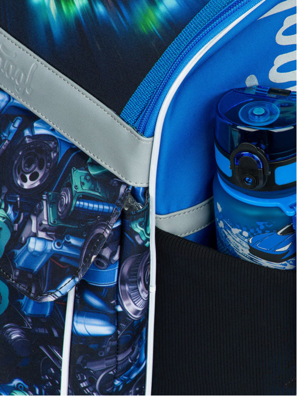 BAAGL  Črn šolski set Zippy - aktovka, peresnica, torbica Baagl Dirkalnik