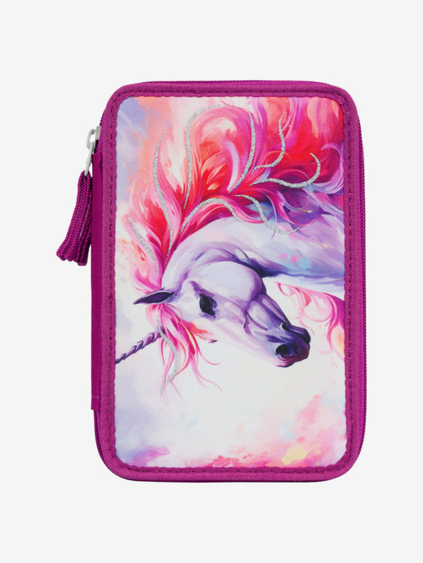 BAAGL  Vijolični šolski svinčnik trije nivoji Baagl Kraljestvo enorogov