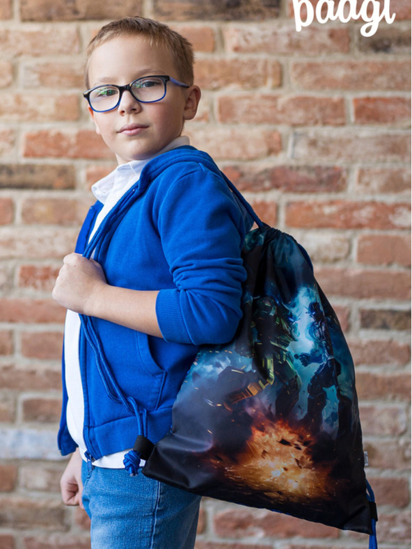 BAAGL  Črna torba Baagl Roboti