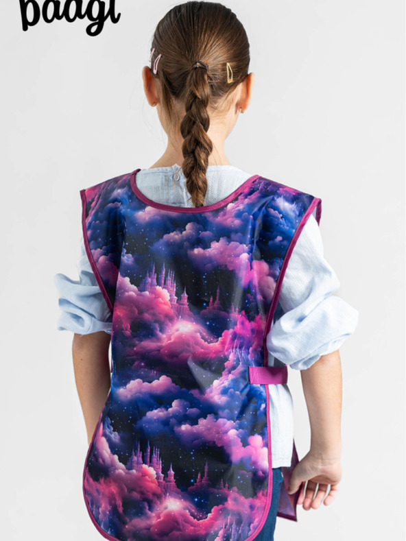 BAAGL  Vijolični otroški predpasnik Baagl Unicorn Kingdom