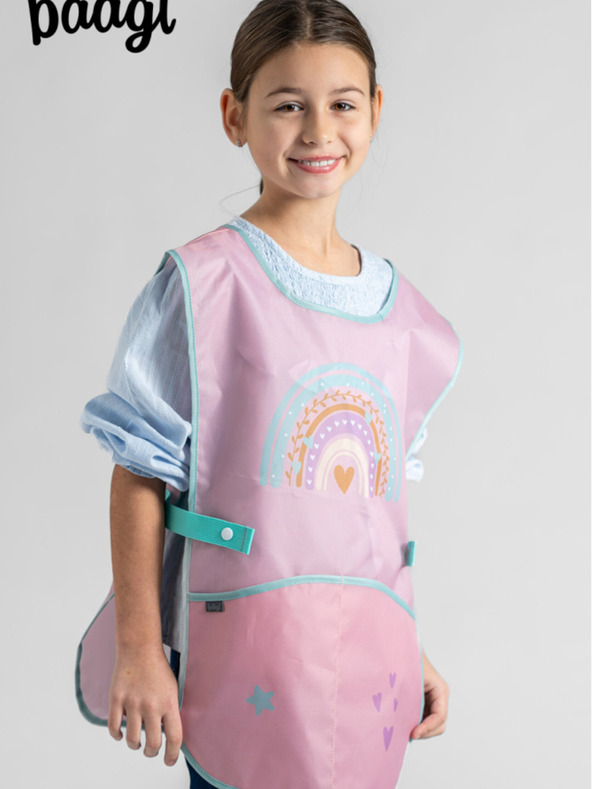 BAAGL  Roza otroški predpasnik Baagl Mavrica