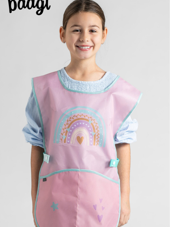 BAAGL  Roza otroški predpasnik Baagl Mavrica