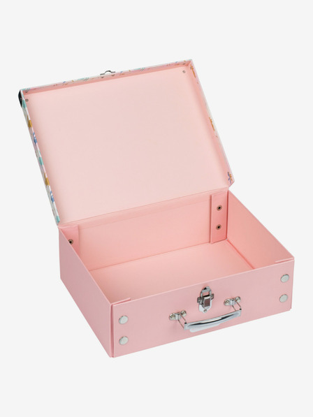 BAAGL  Rožnata zložljiva šolska torba s priborom Baagl Zajček