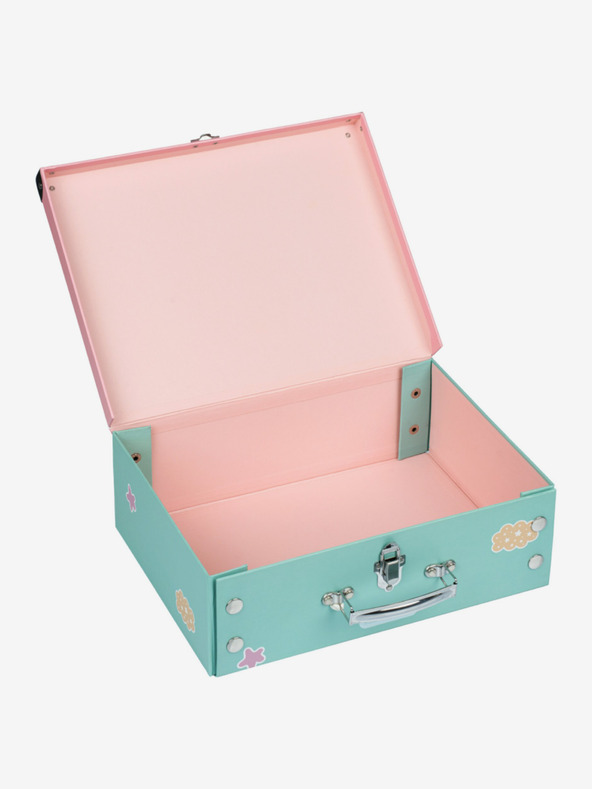 BAAGL  Rožnata zložljiva šolska torba z nastavki Baagl Rainbow