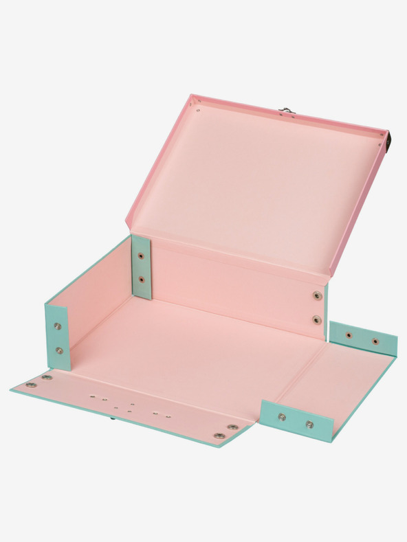 BAAGL  Rožnata zložljiva šolska torba z nastavki Baagl Rainbow