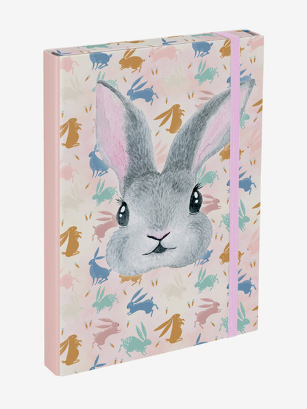 BAAGL  Roza platnice za šolske zvezke A4 Baagl Bunny