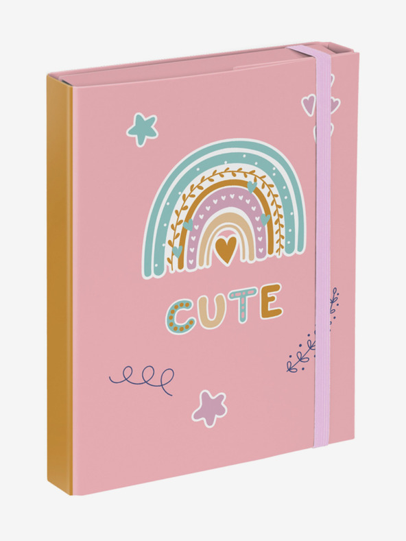 BAAGL  A5 Baagl Mavrica Roza platnice za šolske zvezke