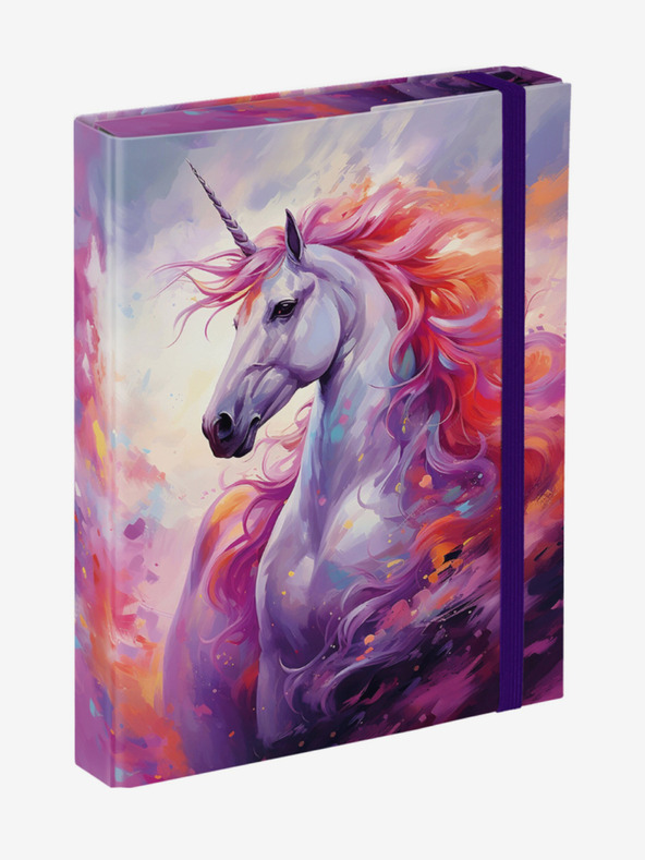 BAAGL  Vijolična A5 Baagl Kraljestvo enoroga