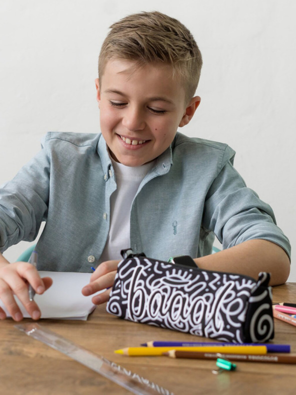 BAAGL  Črna študentska torba Baagl Element