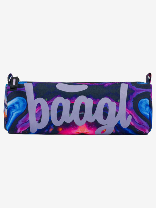 BAAGL  Vijolični študentski kovček Baagl Marble