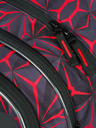 BAAGL  Črni šolski nahrbtnik Baagl Core Red Polygon