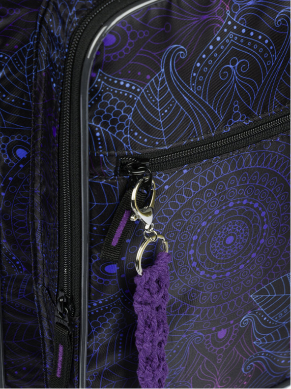 BAAGL  Črni šolski nahrbtnik Baagl Cubic Zen