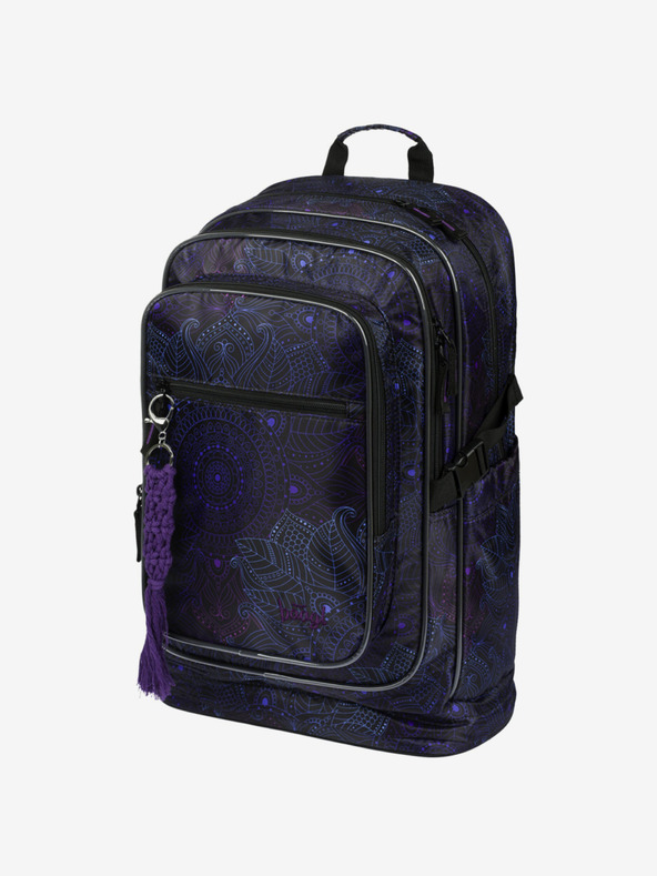 BAAGL  Črni šolski nahrbtnik Baagl Cubic Zen