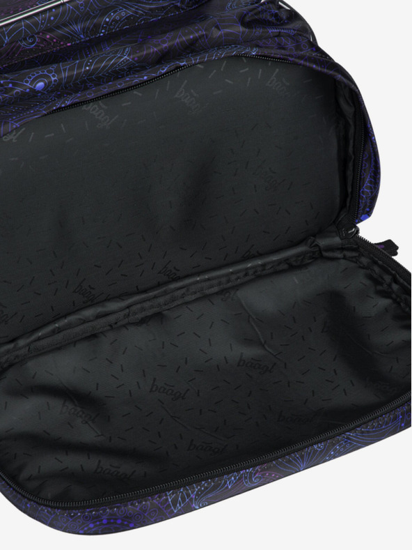 BAAGL  Črni šolski nahrbtnik Baagl Cubic Zen
