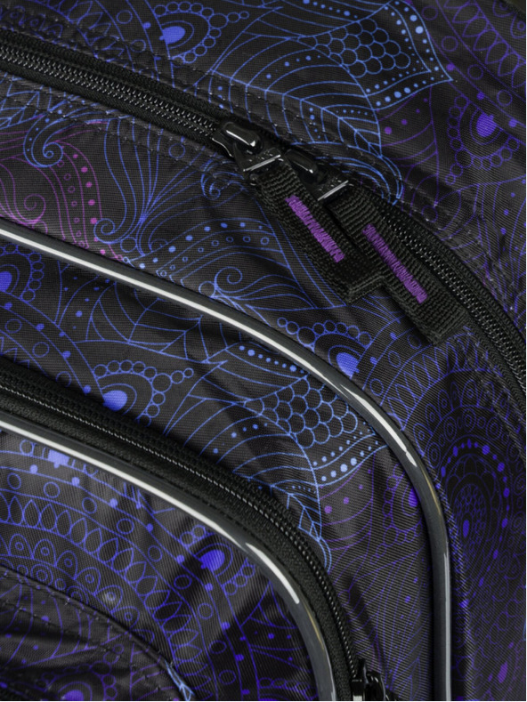 BAAGL  Črni šolski nahrbtnik Baagl Cubic Zen