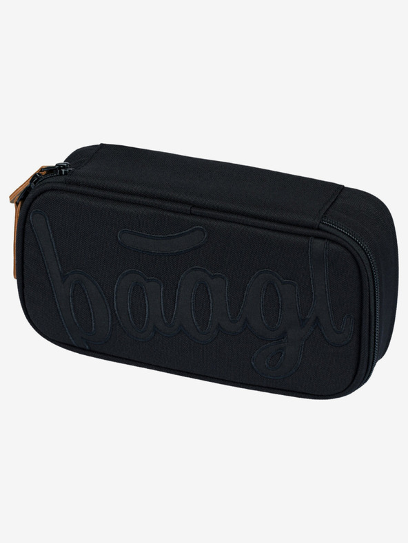 BAAGL  Sivi šolski komplet - nahrbtnik, peresnica in torba Baagl Skate Darkness