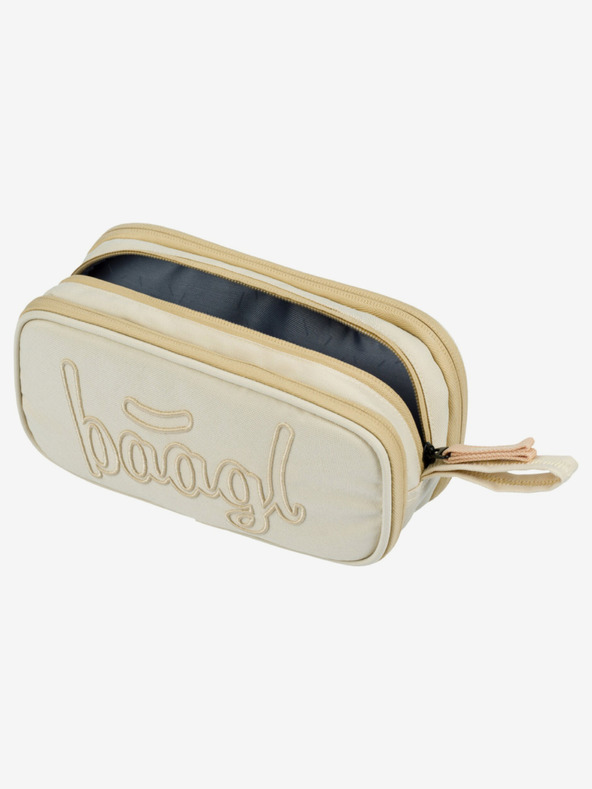 BAAGL  Bež Študentski kovček Baagl Bež