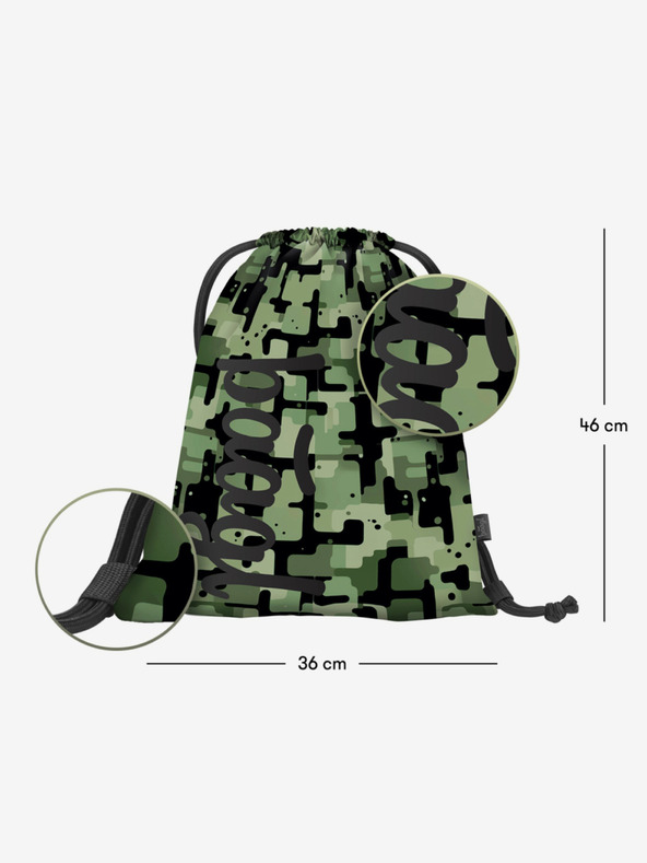 BAAGL  Modra torba Baagl Green